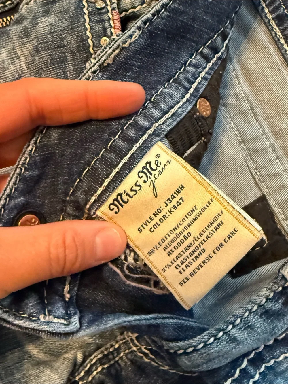 Y2K Miss Me Jeans Denim Shorts